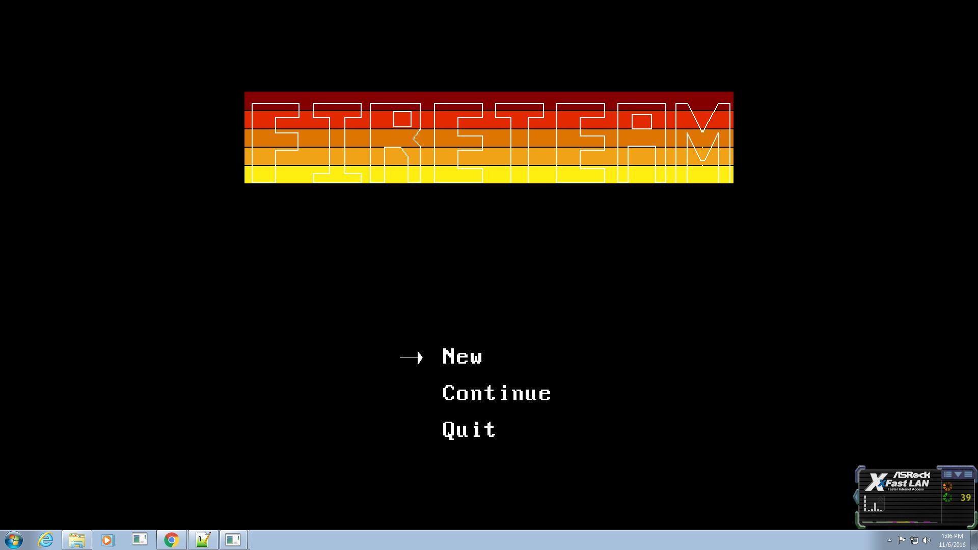 title screen